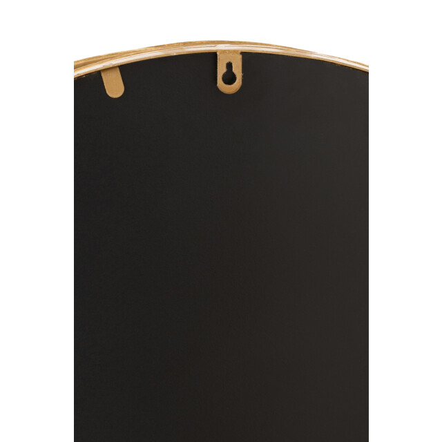 J-Line Mirror aurora round iron/glass gold small 15879 large