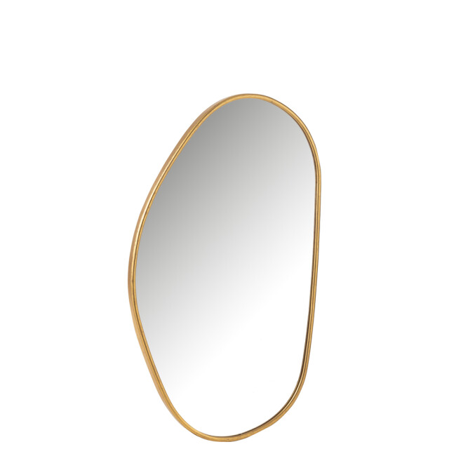 J-Line Mirror abstract mdf/glass gold large 40893 large