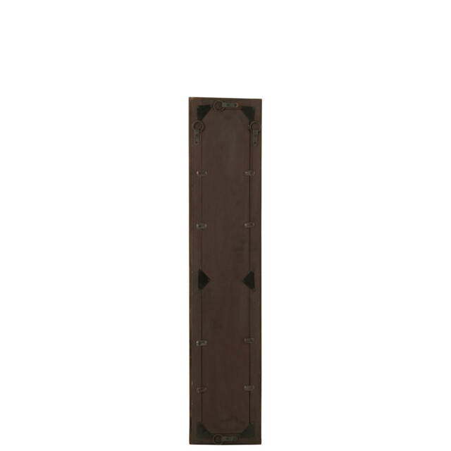 J-Line Wall mirror rectangle wood brown small 30910 large