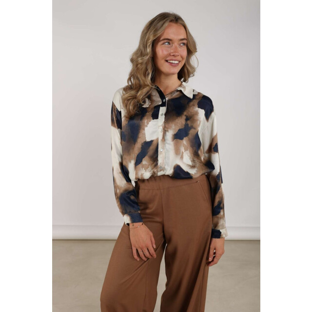 Nukus Noeria blouse ecru dessin 4309.08.0013 large