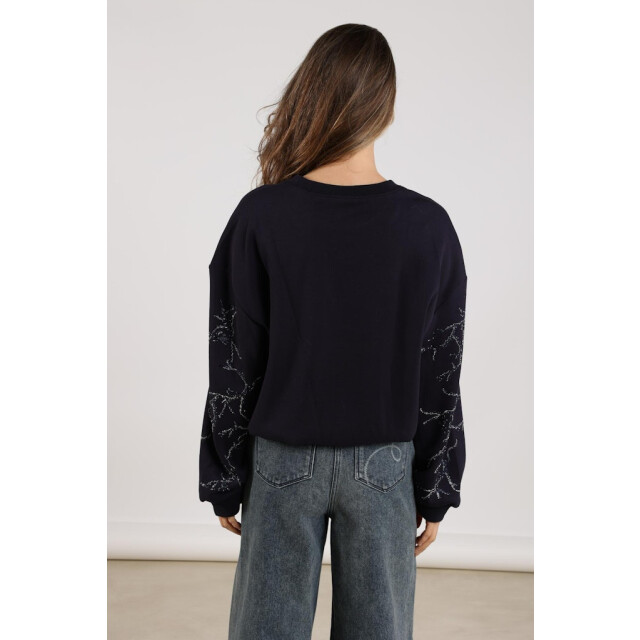 Nukus Suzanne pullover strass navy 4219.37.0002 large