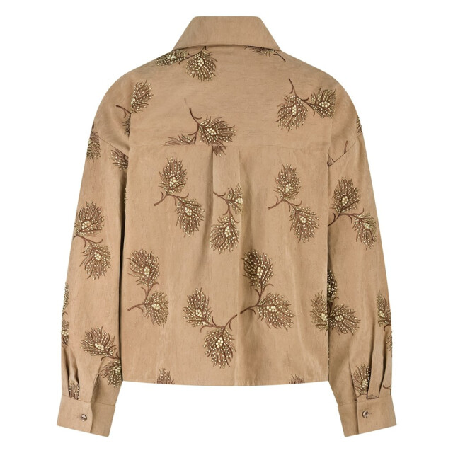 Nukus Iris blouse embroidery camel 4309.76.0008 large
