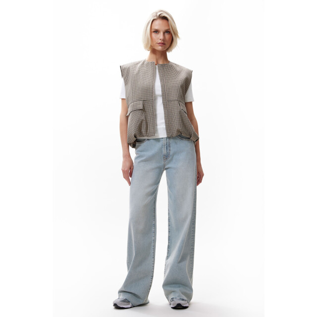Catwalk Junkie 2503022416 check bodywarmer 2503022416 Check bodywarmer large