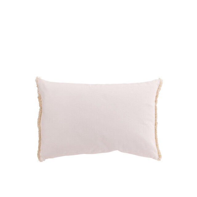 J-Line Cushion christmas stocking cotton white/gold colored 56509 large