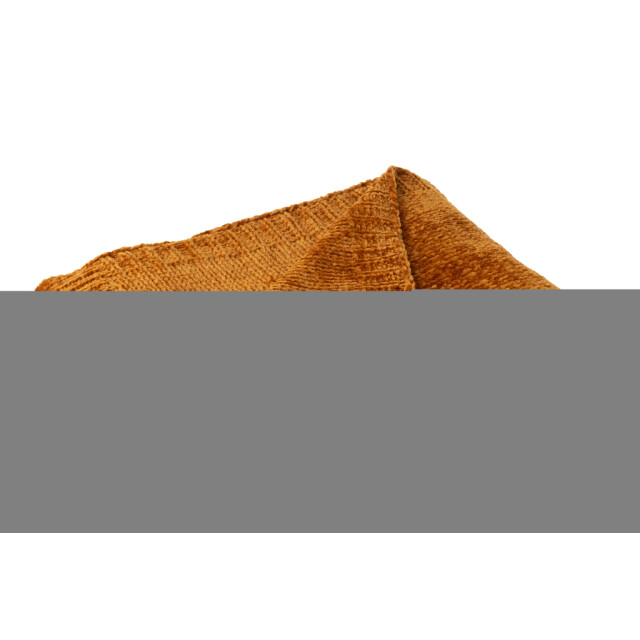 J-Line Blanket chenille polyester rust brown 57035 large