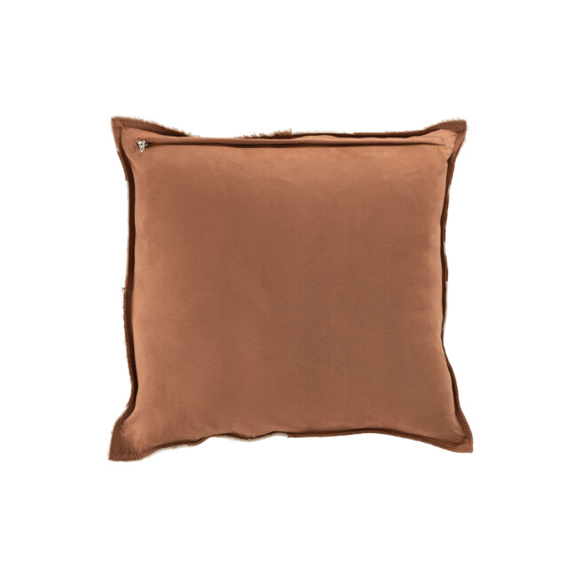J-Line Cushion stiching square leather cognac 98260 large
