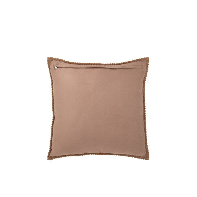 J-Line Cushion centre line leather camel 36626 large