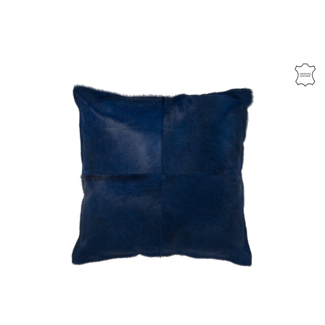 J-Line Cushion cowhair leather electric blue 36643 large