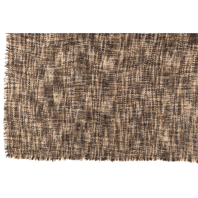 J-Line Plaid tweed acrylic/cotton brown/beige 47166 large