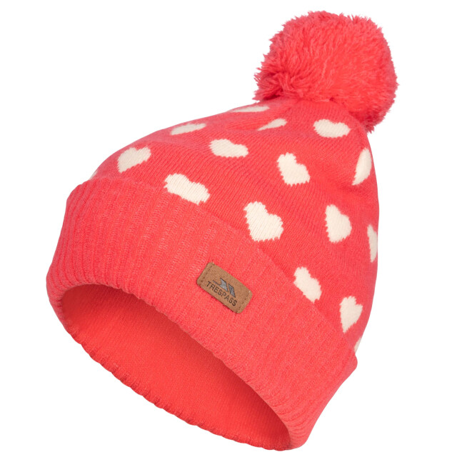 Trespass Meisjes jude pom pom muts UTTP6696_strawberry large
