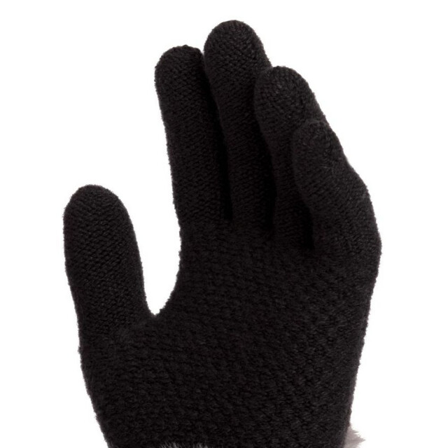 Trespass Gebreide lunark handschoenen voor kinderen/kinderen UTTP6214_darkgrey large