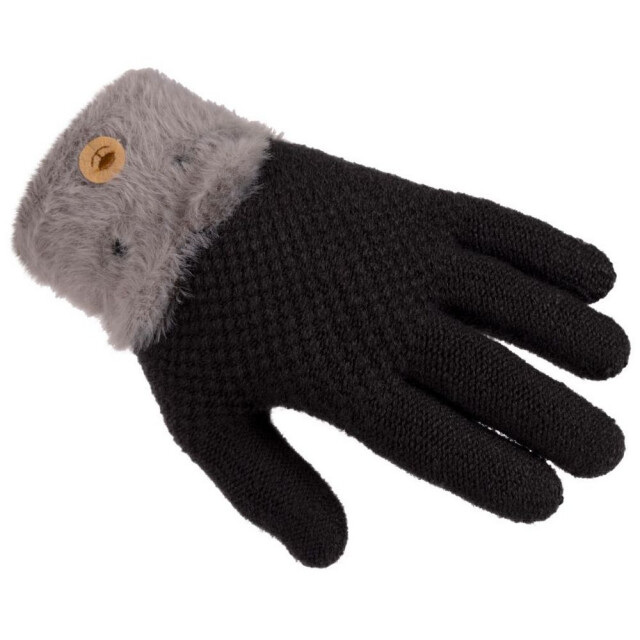 Trespass Gebreide lunark handschoenen voor kinderen/kinderen UTTP6214_darkgrey large