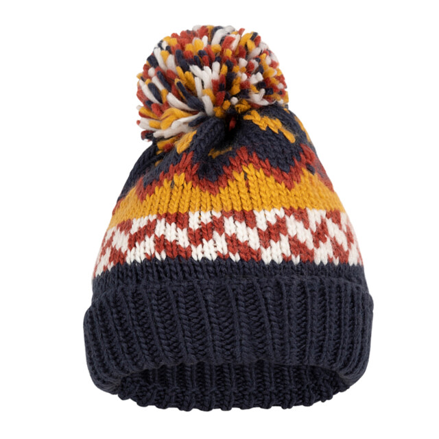 Trespass Childrens/kids twiglet grof gebreide muts met fleecevoering UTTP5841_navyhoneybee large