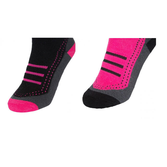 Trespass Dames janus ii skisokken (pakket van 2) UTTP4530_cassisblack large