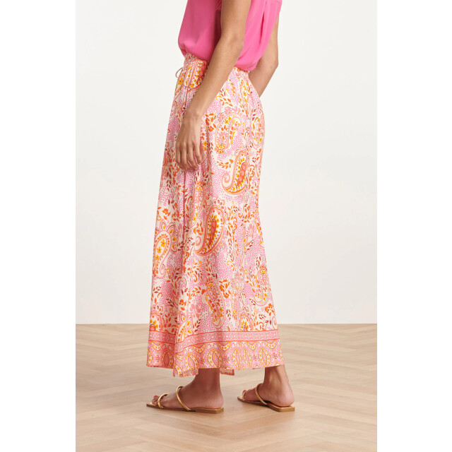 Smashed Lemon 24015 maxi zomerrok met paisley print | 24015-000-998 large