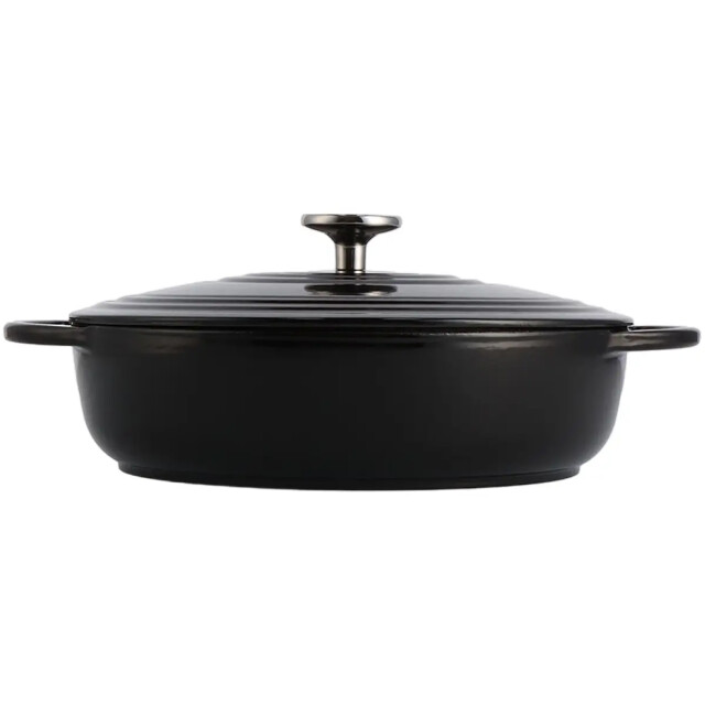 BK Cookware Bk bourgogne gietijzeren stoofpan laag jet black 28cm CC005954-001 large