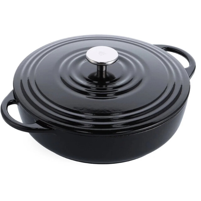 BK Cookware Bk bourgogne gietijzeren stoofpan laag jet black 28cm CC005954-001 large