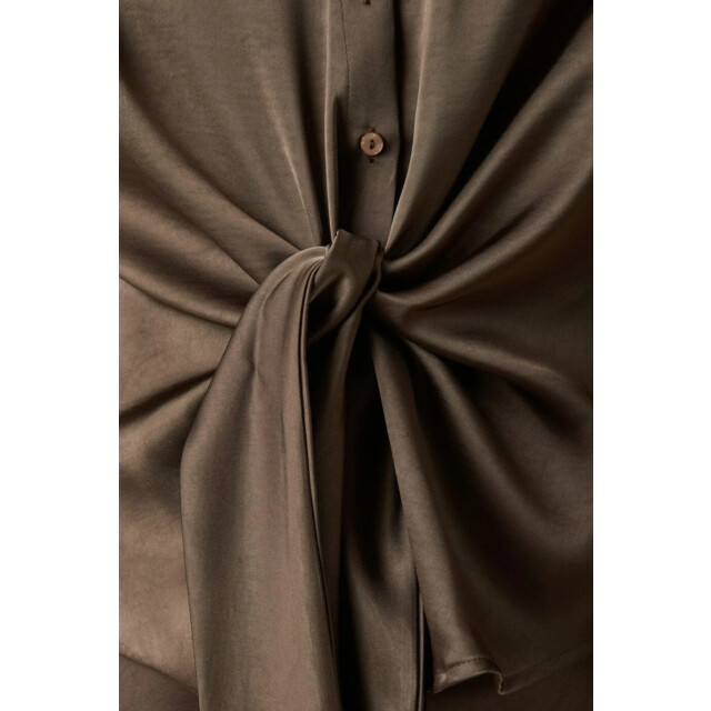 Neo Noir naja satin shirt 160801 676 dark brown 06615.870.0002 large