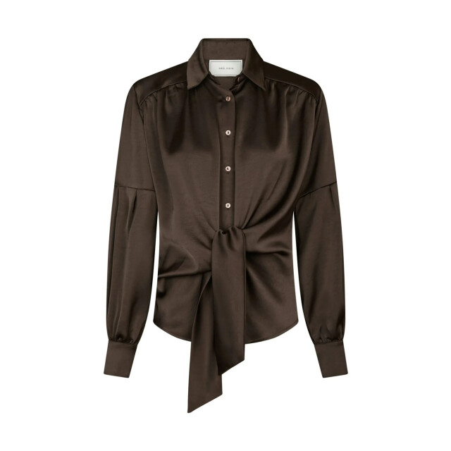 Neo Noir naja satin shirt 160801 676 dark brown 06615.870.0002 large