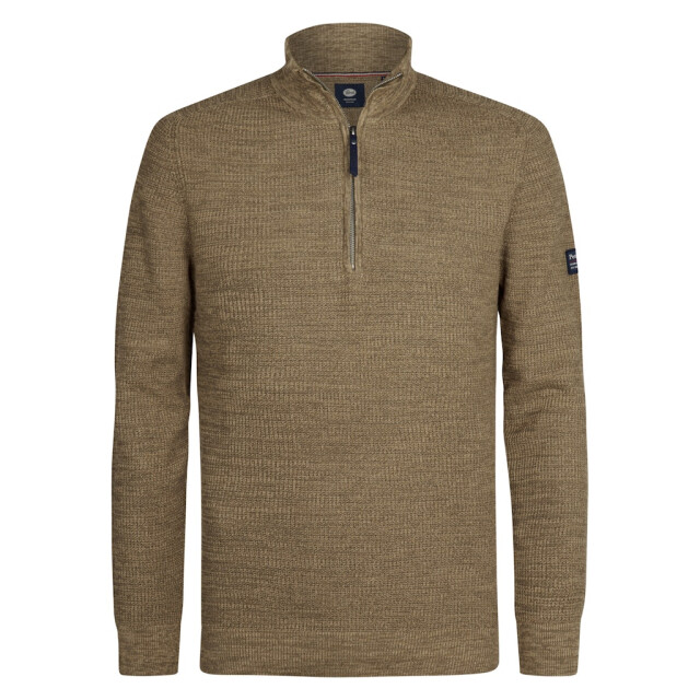 Petrol Industries men knitwear collar m-3050-kwc227 7146 tan 05710.810.0002 large