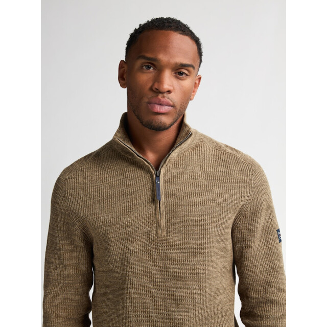 Petrol Industries men knitwear collar m-3050-kwc227 7146 tan 05710.810.0002 large