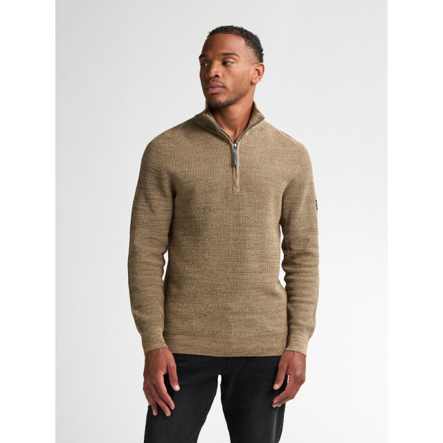 Petrol Industries men knitwear collar m-3050-kwc227 7146 tan 05710.810.0002 large