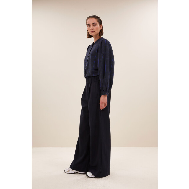 By-Bar Amsterdam rikki check blouse 25512051 1601 blue checks 06615.241.0028 large