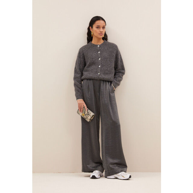 By-Bar Amsterdam cleo natural cardigan 25514004 835 dark grey melee 06741.970.0011 large