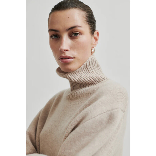 Second Female pullover alpha knit t-neck pumice 06712.938.0021 large