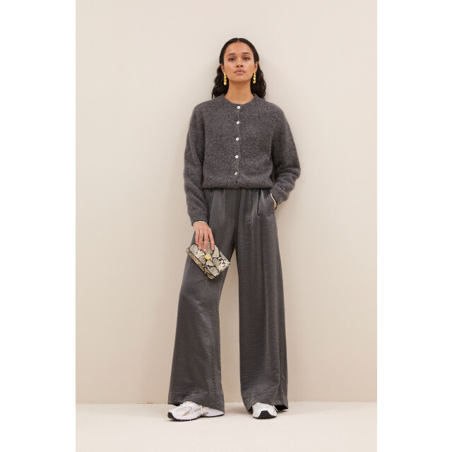 By-Bar Amsterdam cleo natural cardigan 25514004 835 dark grey melee 06741.970.0011 large