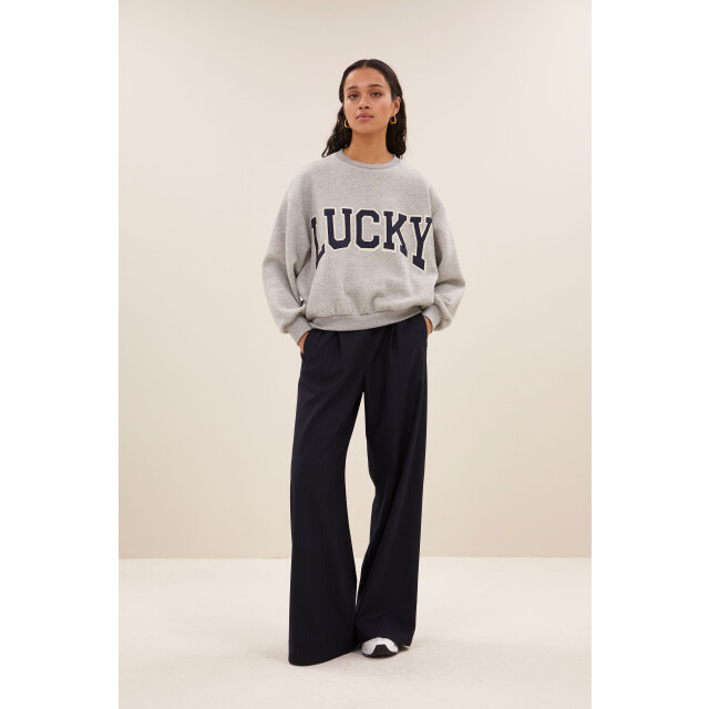 By-Bar Amsterdam bibi patchwork sweater 25518905 825 grey melee 06721.940.0033 large