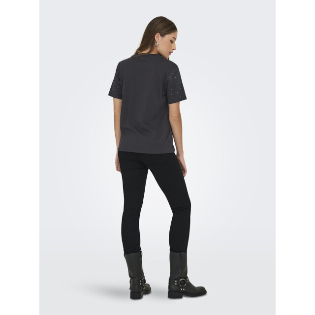 Only onlmonja s/s studs tee jrs 15340939 phantom 06011.980.0009 large