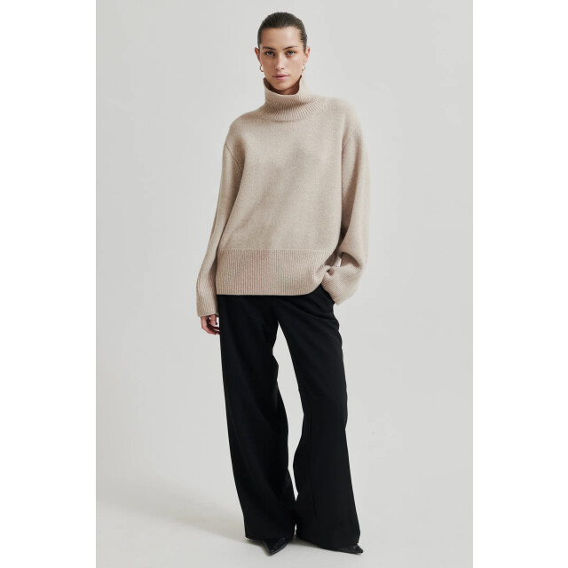 Second Female pullover alpha knit t-neck pumice 06712.938.0021 large