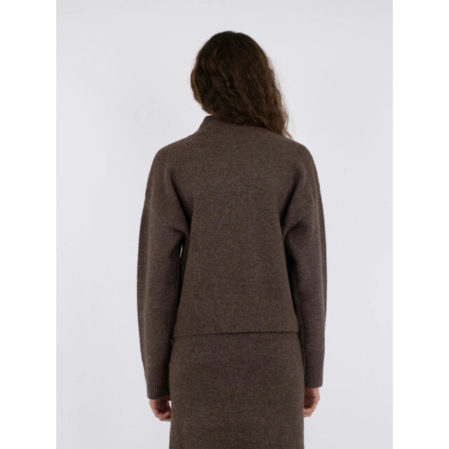Neo Noir paulina knit blouse 159703 205 brown melange 06712.840.0131 large