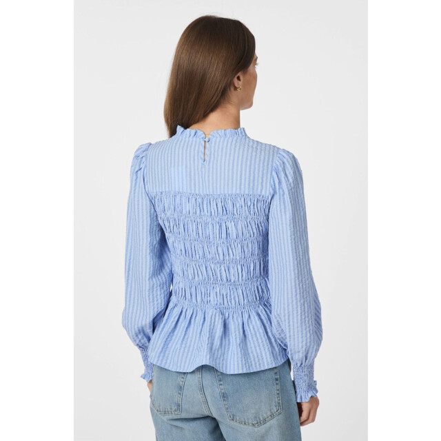 Neo Noir possa twist stripe blouse 166412 145 light blue 06615.210.0030 large