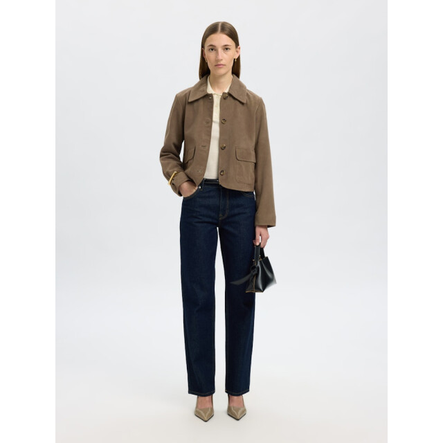 Selected Femme slfkaya suede jacket noos 16098274 fungi 06111.840.0043 large
