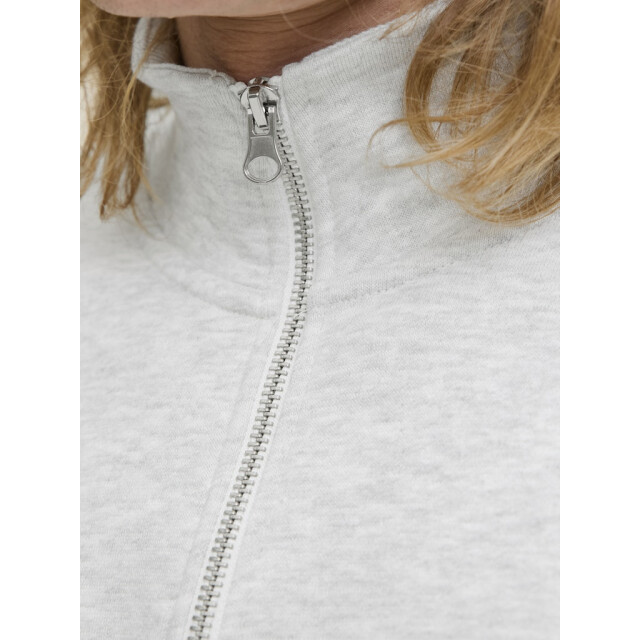 Jack & Jones jornorrebro emb sweat high neck sn 12282899 white melange 05735.100.0004 large