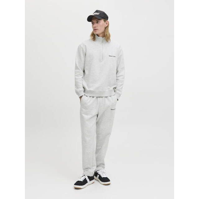 Jack & Jones jornorrebro emb sweat high neck sn 12282899 white melange 05735.100.0004 large