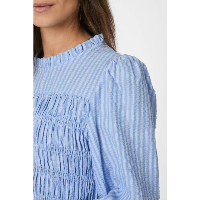 Neo Noir possa twist stripe blouse 166412 145 light blue 06615.210.0030 large