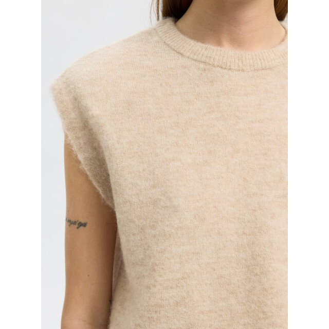 Selected Femme slflulu sl knit vest 16098412 birch 06226.198.0126 large