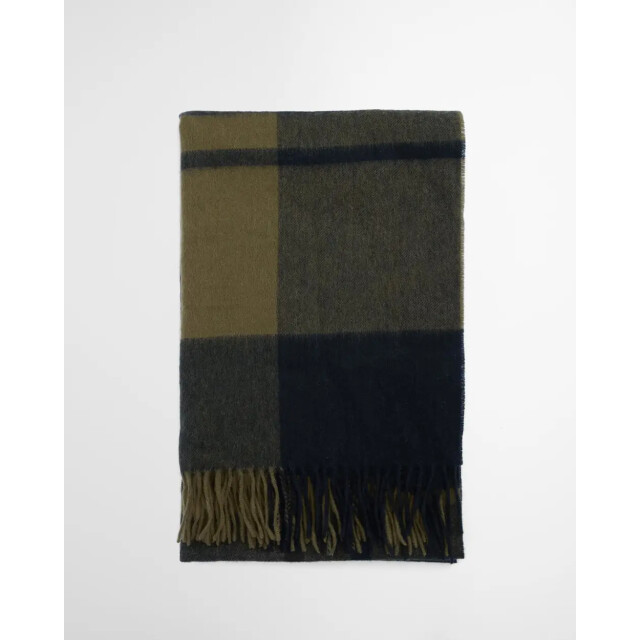 Barbour shawl lsc0483 bk 11 black/olive 06811.368.0001 large