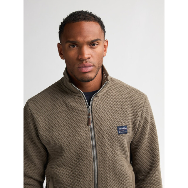 Petrol Industries men sweater collar zip m-3050-swc343 6174 mossy 05791.938.0028 large