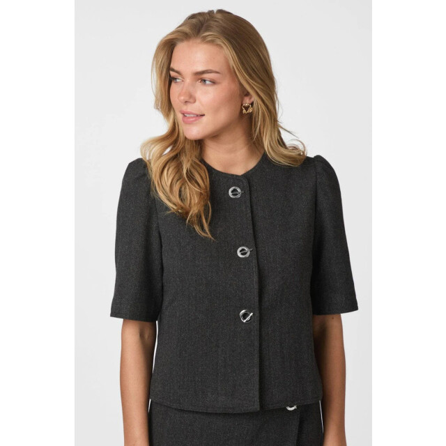 Neo Noir xanthe herringbone blazer 165683 104 dark grey 06228.980.0008 large
