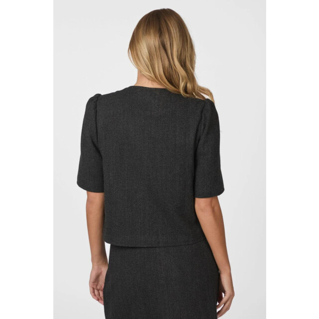 Neo Noir xanthe herringbone blazer 165683 104 dark grey 06228.980.0008 large