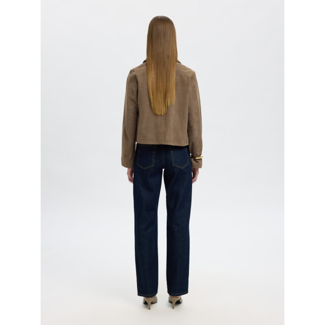 Selected Femme slfkaya suede jacket noos 16098274 fungi 06111.840.0043 large