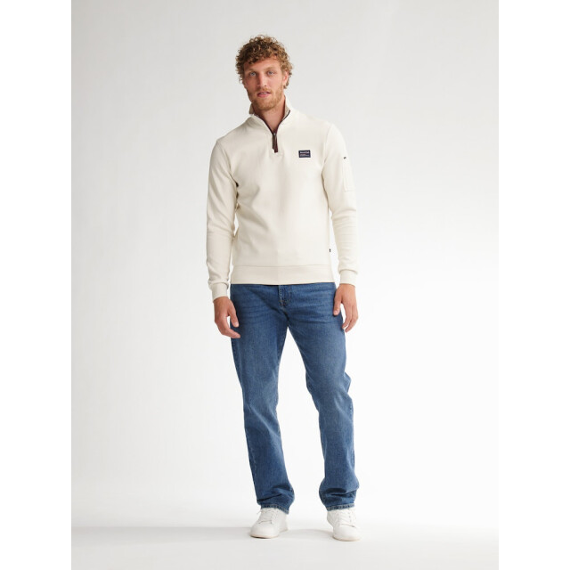 Petrol Industries men sweater collar zip m-3050-swc364 0112 seashell 05791.112.0001 large