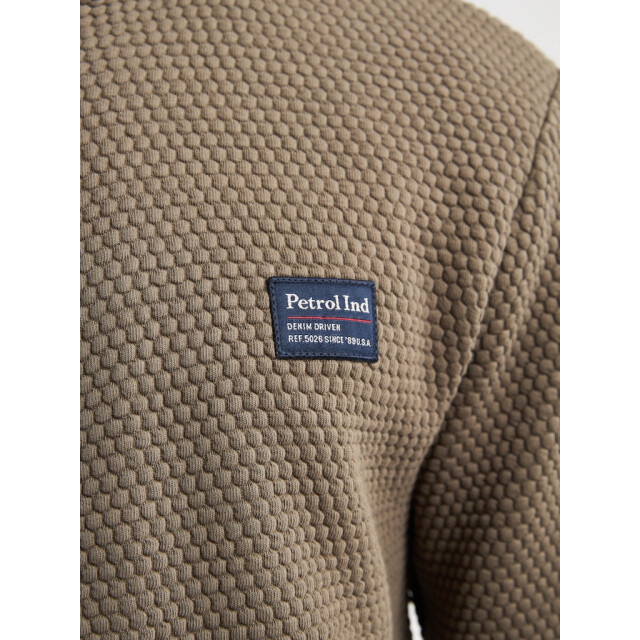 Petrol Industries men sweater collar zip m-3050-swc343 6174 mossy 05791.938.0028 large