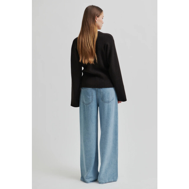 Second Female cardigan vigga knit cardigan 6146 dark brown 06741.870.0001 large