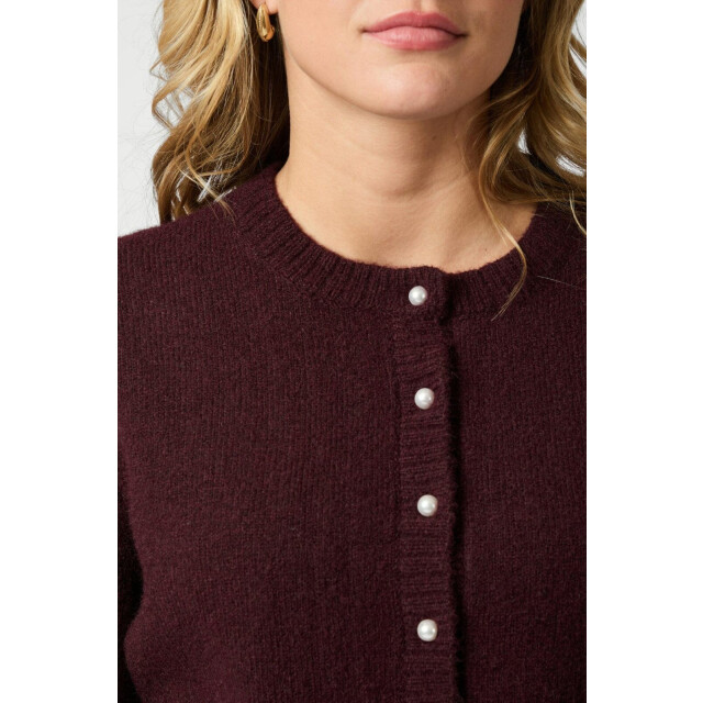 Neo Noir marie louise knit cardigan 164837 682 wine 06741.680.0005 large