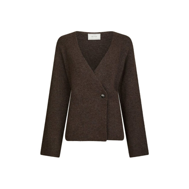Neo Noir marie louise knit cardigan 162031 205 brown melange 06741.840.0073 large